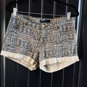 BDG Patterned Jean Shorts